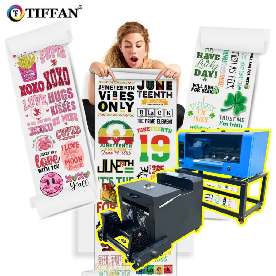 Tiffan A3 Dtf Printer with Powder Shader Machine Otter on Women Baby Clothes Imprimante Dtf Printer — image 5