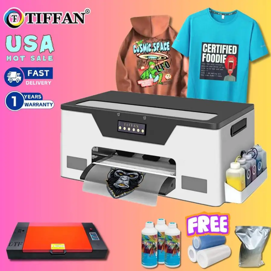 High Quality A3 Size Dtf Printer T Shirt Printing Machine Oven All in One Xp 600 Head A3 Dtf Printer Printing Machine — view 1