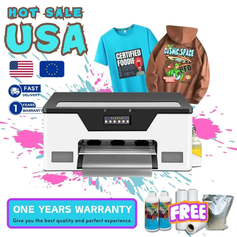 High Quality A3 Size Dtf Printer T Shirt Printing Machine Oven All in One Xp 600 Head A3 Dtf Printer Printing Machine — image 3