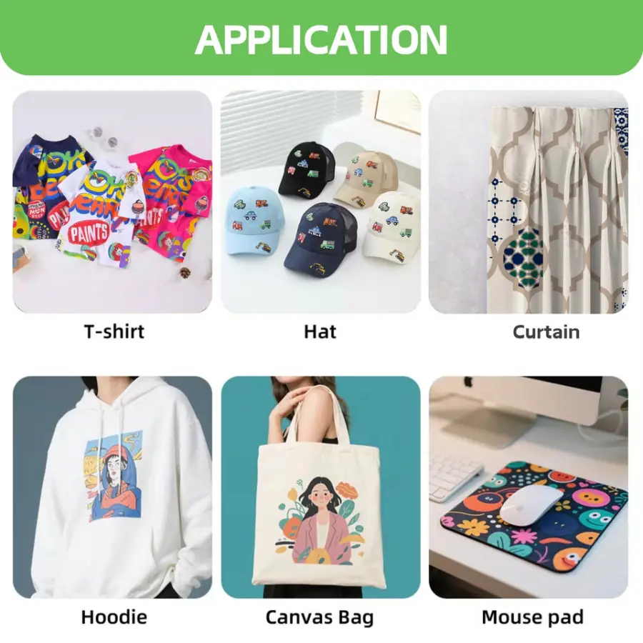A3 Desktop Dtf Printer on PET Film T Shirt Textile Mouse Pad Automatic Digital 13 Inch Small Roll to Roll Dtf Printer — image 3