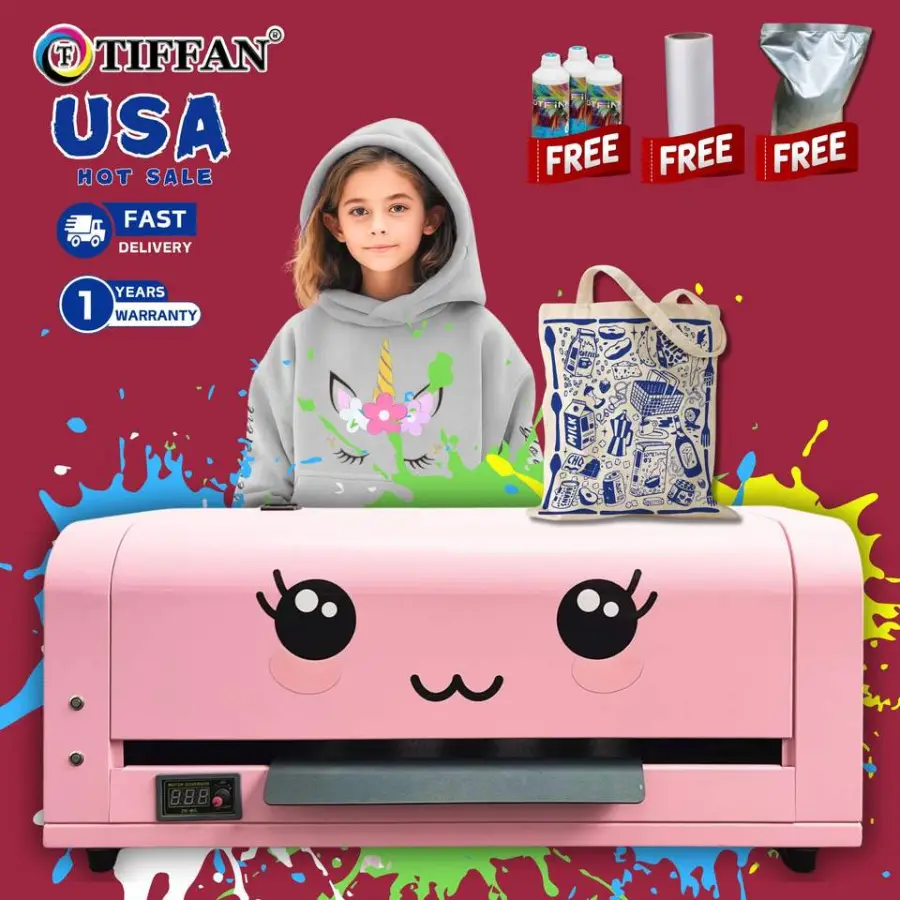 Factory Hot Sale A3 33cm DTF Machine Printer Pet Film 13Inch With Oven Drying for Any Textile T-Shirt Pillow DTF Printer — view 3