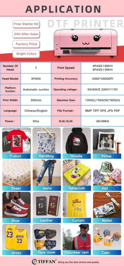 Factory Hot Sale A3 33cm DTF Machine Printer Pet Film 13Inch With Oven Drying for Any Textile T-Shirt Pillow DTF Printer — view 4