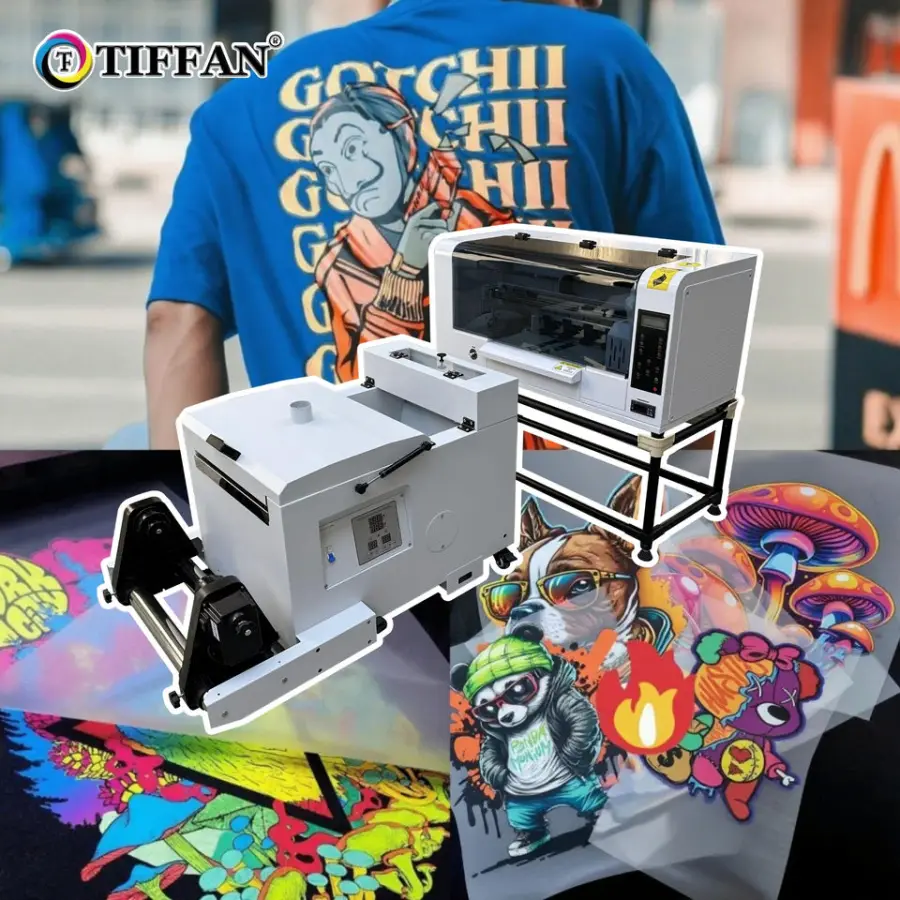 2026 New A3 300mm Dtf Printer Machine with EPS Xp600 Textile for t Shirt Women Clothes Dtf A3 Printer — image 3
