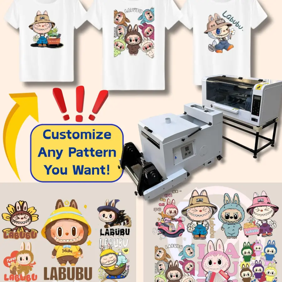 2026 New A3 300mm Dtf Printer Machine with EPS Xp600 Textile for t Shirt Women Clothes Dtf A3 Printer — image 6