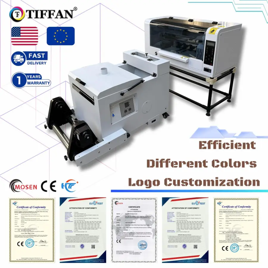 2026 New A3 300mm Dtf Printer Machine with EPS Xp600 Textile for t Shirt Women Clothes Dtf A3 Printer — image 7