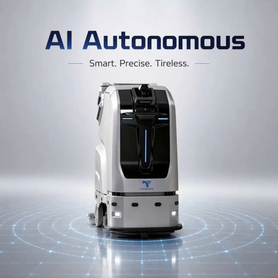 TN70 New AI-Powered Autonomous Self-Propelled Floor Scrubber Robot Industrial Commercial Cleaning Machine — view 1