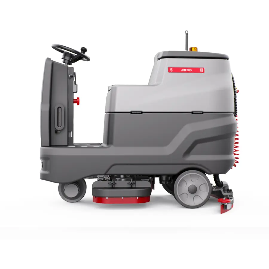 CleanHorse ARES700 Best Price Indoor Ride-On Electric Commercial Floor Scrubber Machine for Warehouse Shopping Mall Cleaning — image 3