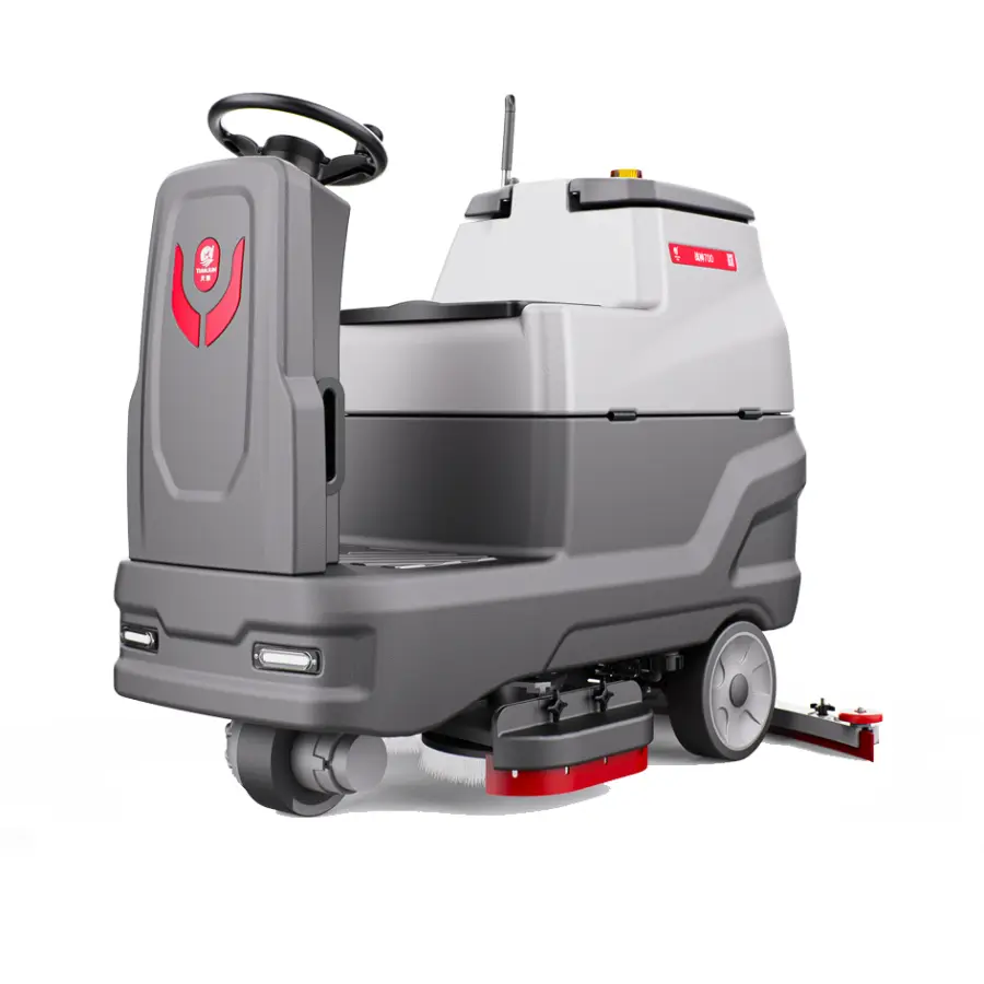 CleanHorse ARES700 Best Price Indoor Ride-On Electric Commercial Floor Scrubber Machine for Warehouse Shopping Mall Cleaning — image 4