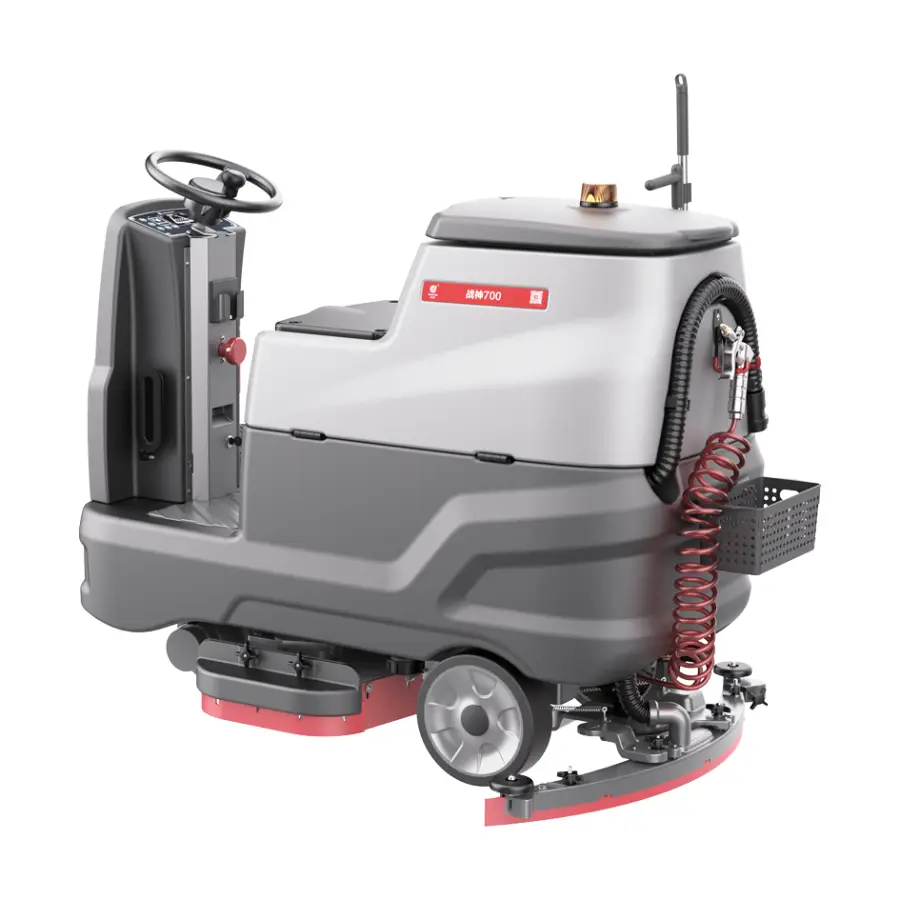 CleanHorse ARES700 Best Price Indoor Ride-On Electric Commercial Floor Scrubber Machine for Warehouse Shopping Mall Cleaning — image 5