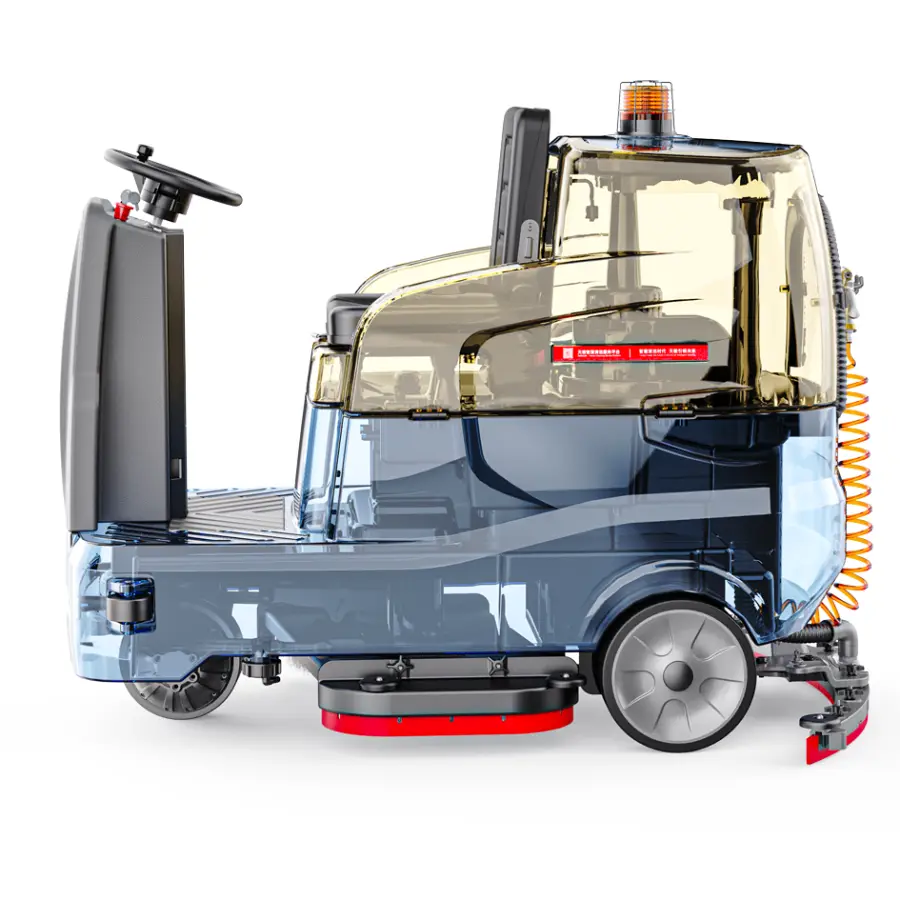 CleanHorse Ares900 Ride-On New Self-Propelled Battery-Powered Floor Cleaning Washing Machine Factory Price — view 2