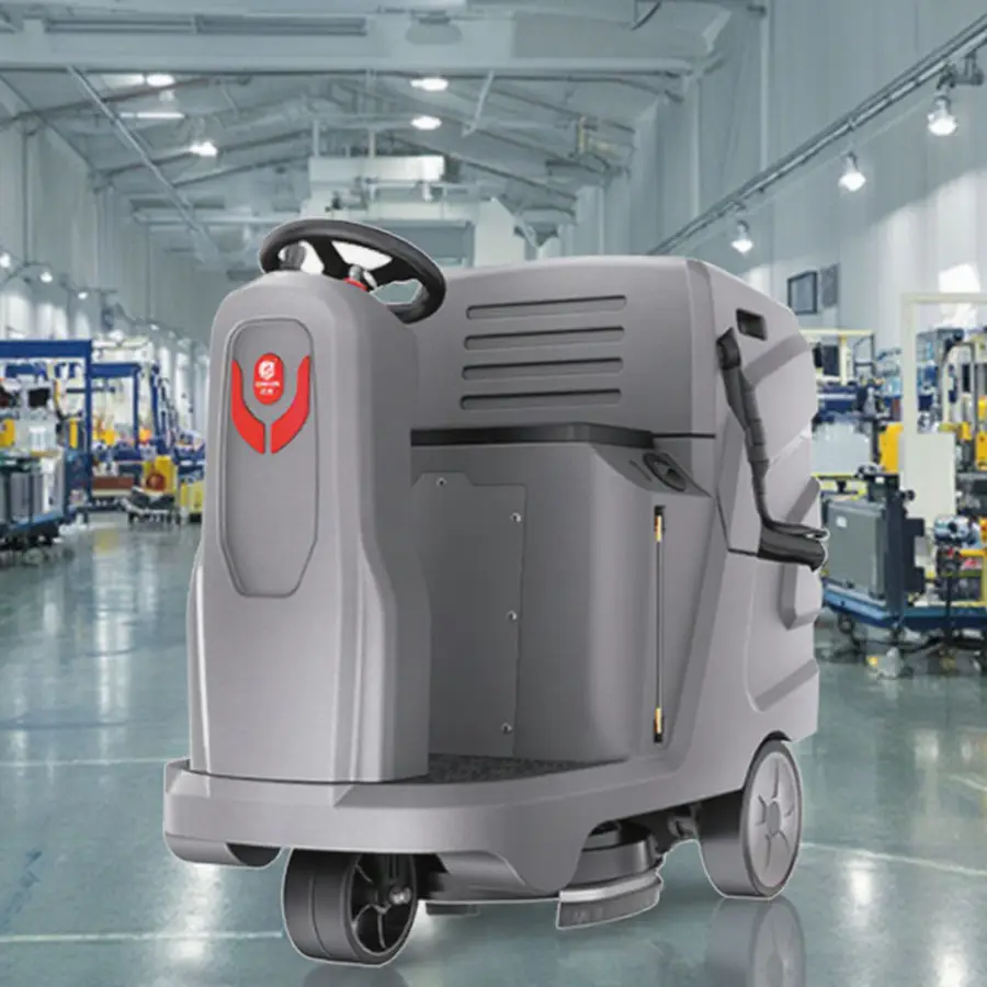 CleanHorse ARES610 Cold Water Electric Plastic New Industrial High-Efficiency Ride-On Floor Scrubber Commercial Cleaning — image 3