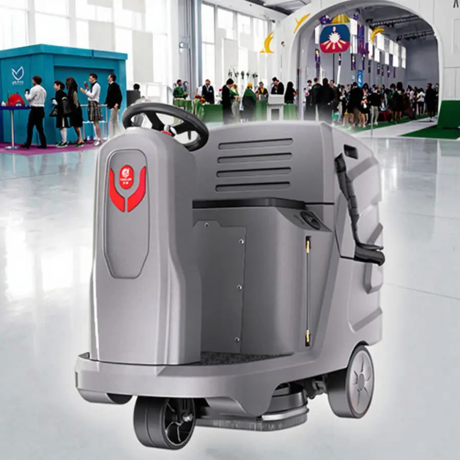 CleanHorse ARES610 Cold Water Electric Plastic New Industrial High-Efficiency Ride-On Floor Scrubber Commercial Cleaning — image 5