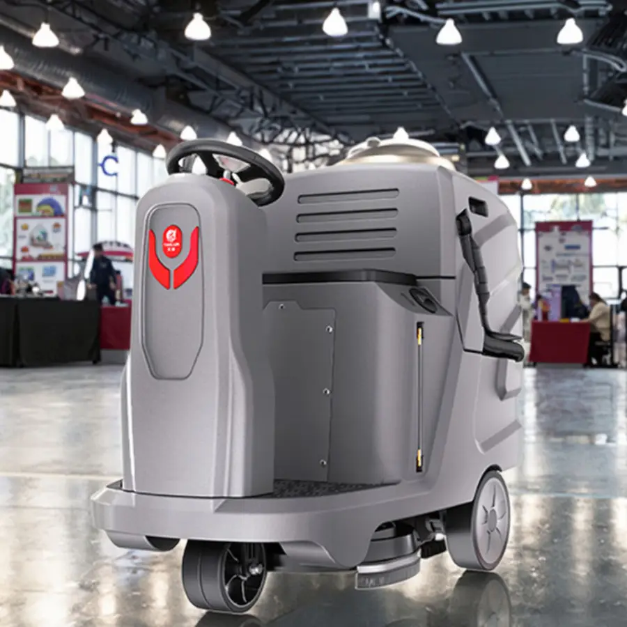 CleanHorse ARES610 Cold Water Electric Plastic New Industrial High-Efficiency Ride-On Floor Scrubber Commercial Cleaning — image 6