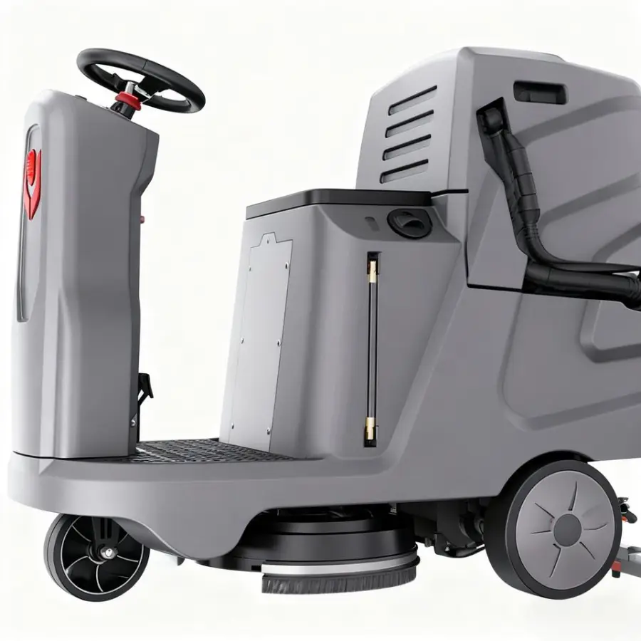 CleanHorse X5 New Ride-On 24V100Ah Battery-Powered Self-Propelled Floor Scrubber 85L Tank 580mm Path 30kg Pressure Industrial — image 5