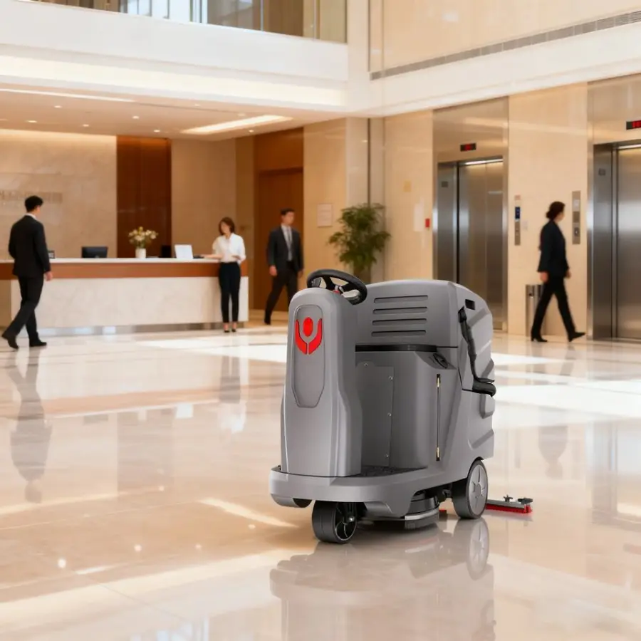 CleanHorse X5 New Ride-On 24V100Ah Battery-Powered Self-Propelled Floor Scrubber 85L Tank 580mm Path 30kg Pressure Industrial — image 6