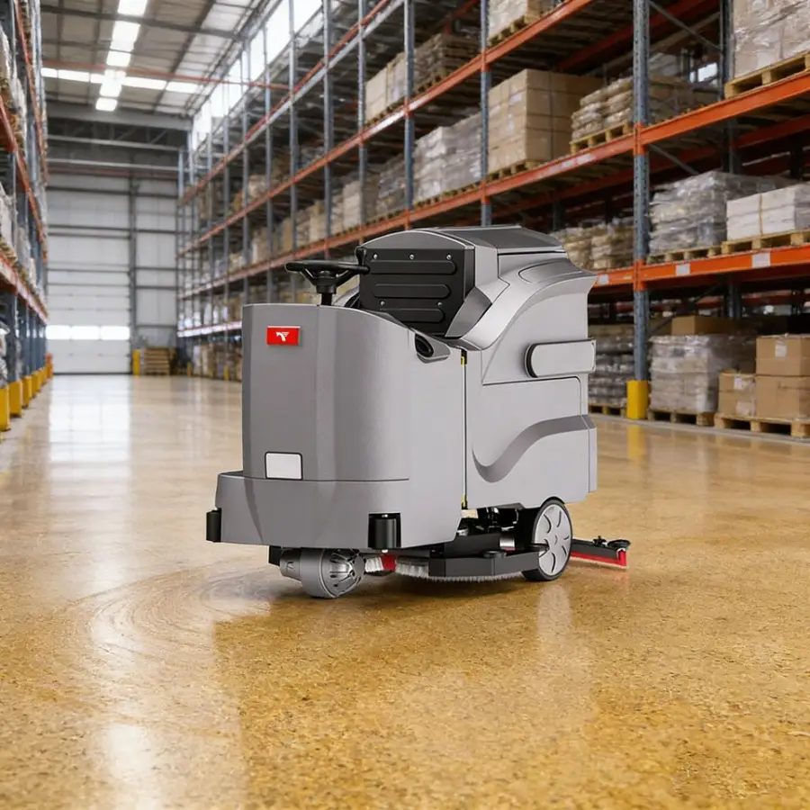 CleanHorse X13 Ride-On Floor Scrubber 1000mm Cleaning Width 8800/h Self-Propelled New 210L Water Tank 650W Driving Motor 230L — image 5
