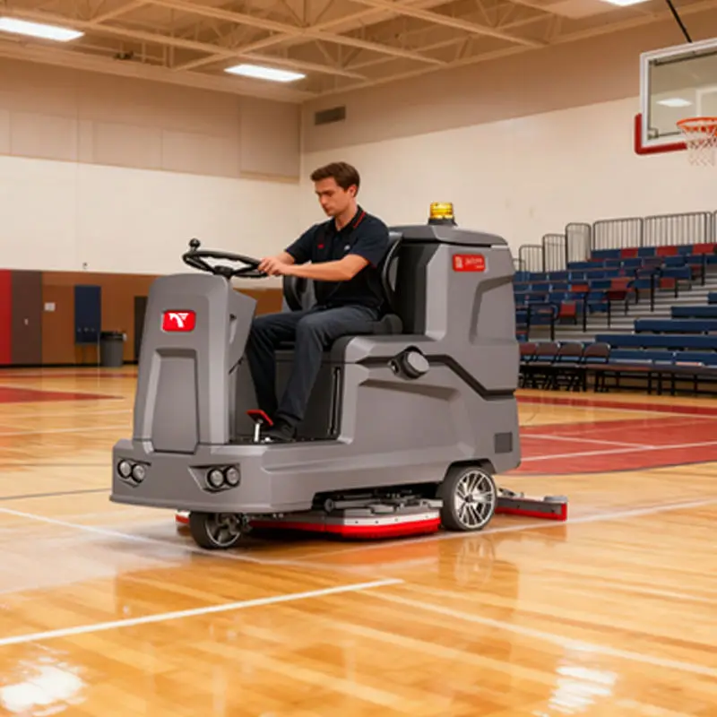 CleanHorse X10 Ride-On New Wireless 48V150Ah Battery-Powered Industrial Heavy-Duty Self-Propelled Floor Scrubber Dryer Machine — image 3