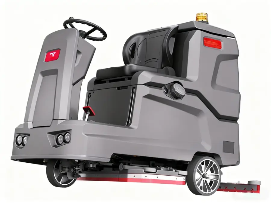 CleanHorse X10 Ride-On New Wireless 48V150Ah Battery-Powered Industrial Heavy-Duty Self-Propelled Floor Scrubber Dryer Machine — image 7