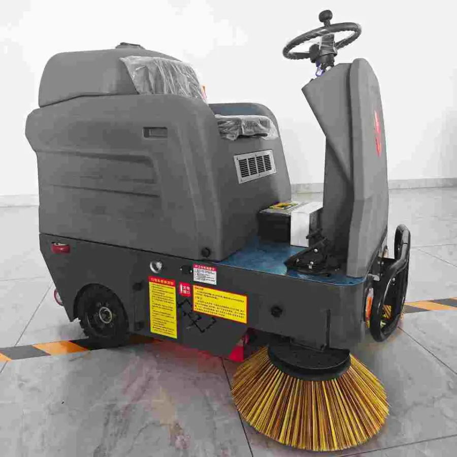 CleanHorse M3 New Ride-On Industrial Electric Mini Floor Sweeper Machine Self-Propelled 48V52Ah Battery Easy Operating 1200mm — image 5
