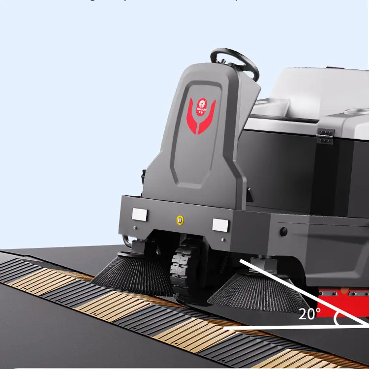 CleanHorse SP1480 ODM PEM New Self-Propelled Rust Corrosion Prevention Street Vacuum Ride-On Floor Sweeper 48V80Ah Battery — image 3