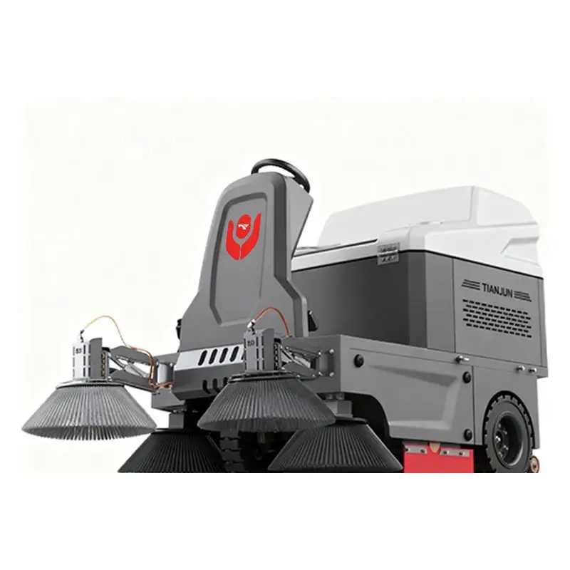 CleanHorse M5 New Electric Ride-on Self-Propelled Floor Sweeper 4 Side Brushes 48V80Ah Battery 1400-2100mm Cleaning Width 180L — image 6