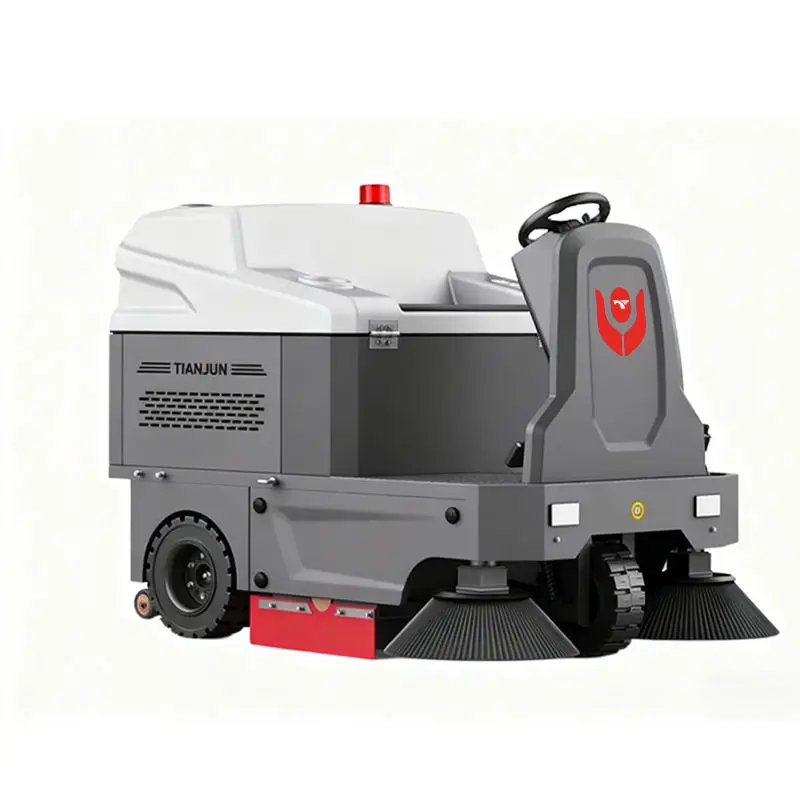 CleanHorse M3 New Electric 48V80Ah Self-Propelled Ride-on Brush Cleaning Industrial Warehouse Vacuum Floor with 180L Dus — view 5