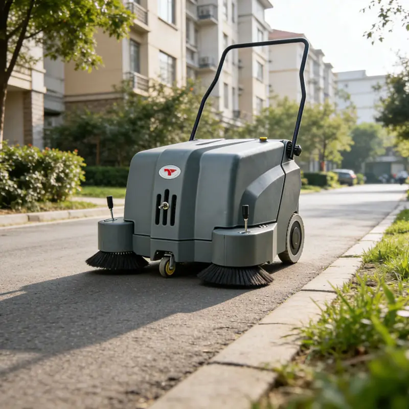CleanHorse M1 New Industrial Electric Walk-Behind Sweeper 48V20Ah Battery 4000/h Cleaning Efficiency Commercial 1000mm C — view 3