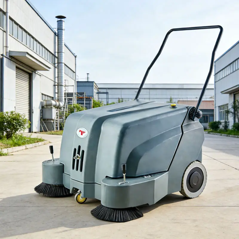 CleanHorse M1 New Industrial Electric Walk-Behind Sweeper 48V20Ah Battery 4000/h Cleaning Efficiency Commercial 1000mm C — view 4