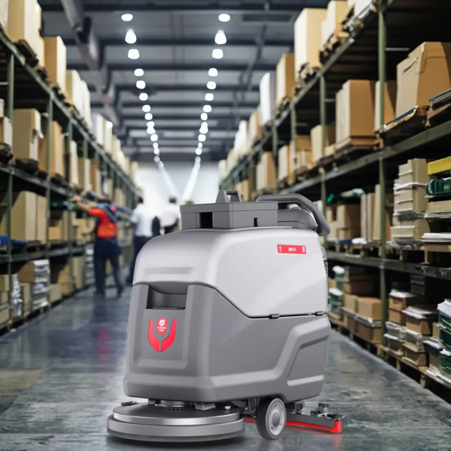 CleanHorse ARES530 New Self-Propelled Cordless Electric Walk-Behind Walk-Sweeper Tile Floor Scrubbing Machine 24V85Ah Battery — image 3