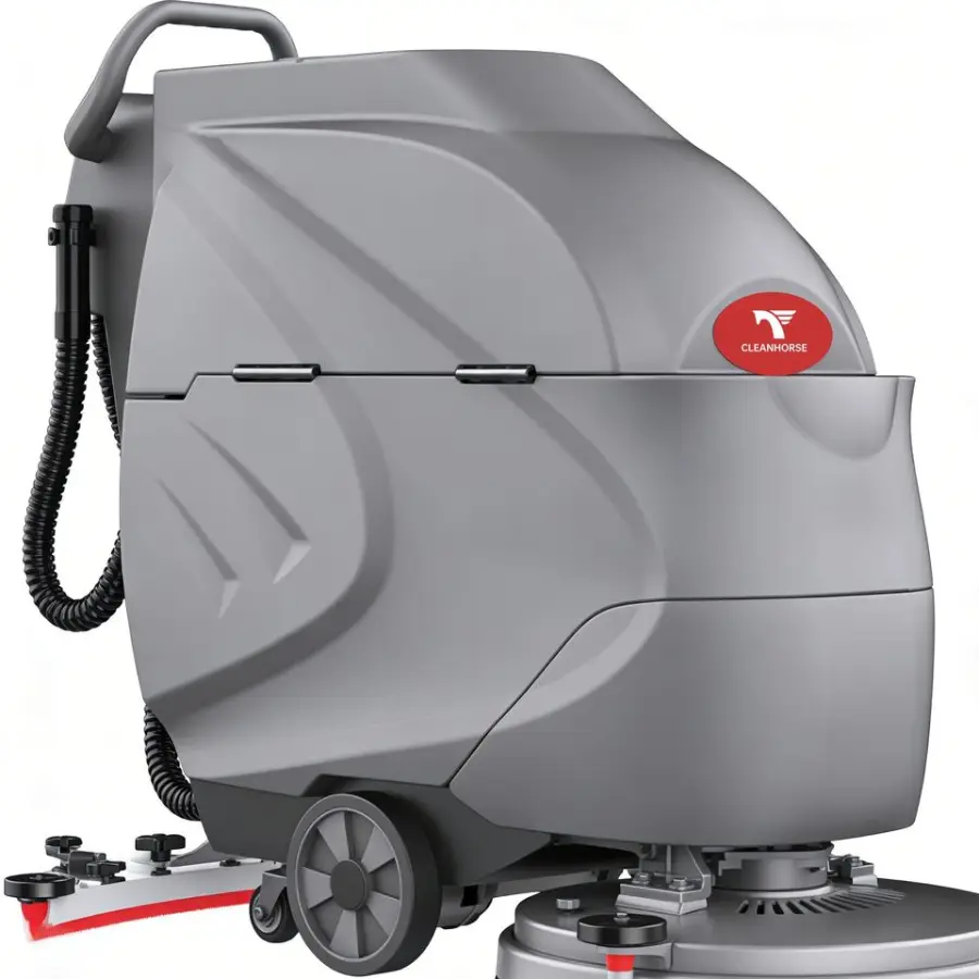 Cleanhorse X3 OEM ODM Industrial Auto Floor Scrubber 780mm Squeegee System New 24V85Ah Battery 2200/h Efficiency — view 5
