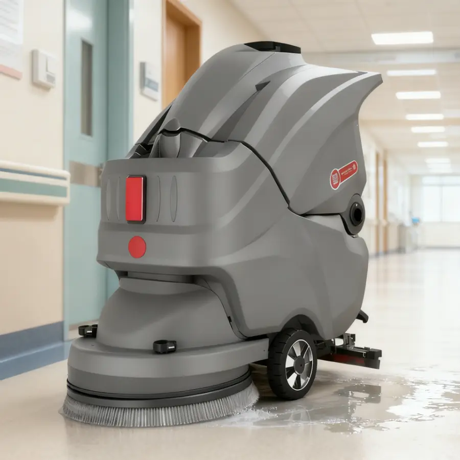 Cleanhorse X2 New Walk-behind Floor Scrubber 24V85Ah Maintenance-free Battery 2500/h Cleaning Capacity 2-Year Warranty — image 3