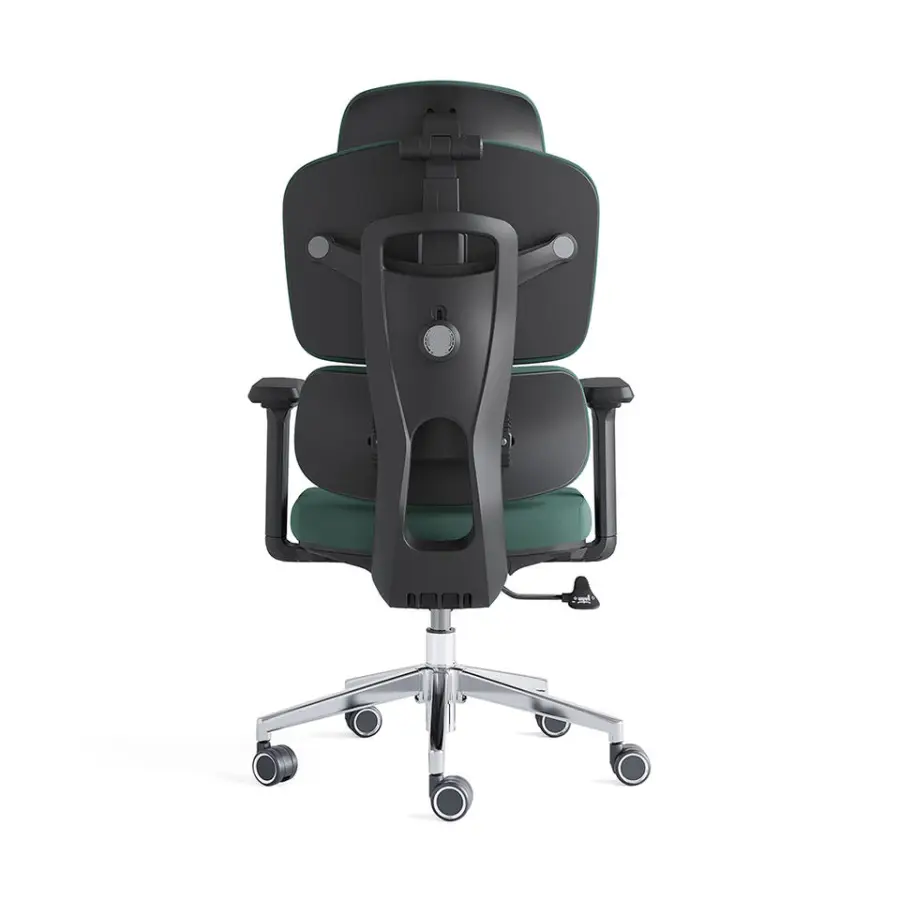 Factory Price Customized Forest Green Fabric Design 4 Positions Locking Adjustable Executive Office Chair with Lumbar Support — image 3