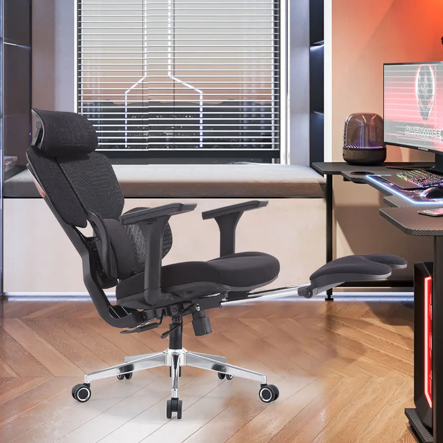 Gaming Office Chair with Adjustable Armrests and a Reclining Adjustable Backrest; a Brand New, Low-cost Home Office Chair. — image 3