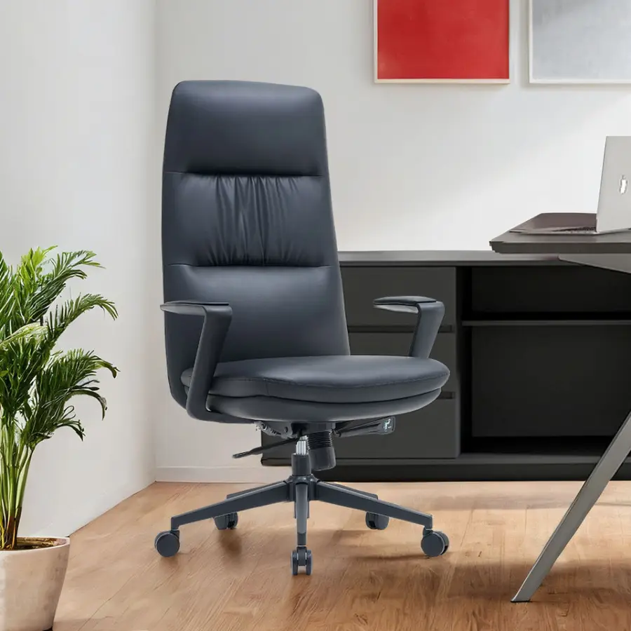 Cadeira Executiva Comfortable Seating Solution Work Environment High End Ceo Luxury Italy Leather Executive Chair — image 4