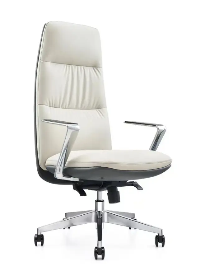Cadeira Executiva Comfortable Seating Solution Work Environment High End Ceo Luxury Italy Leather Executive Chair — image 5