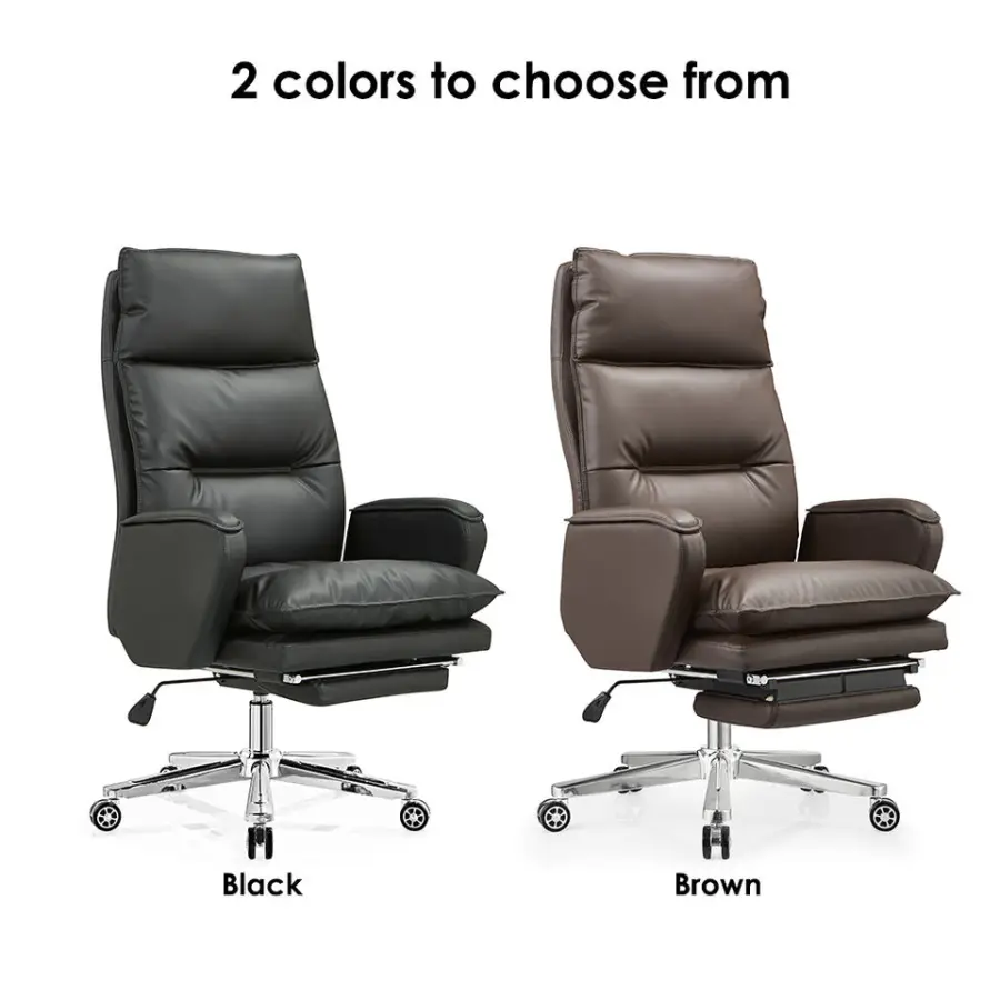 Boss Business Management Ergonomic Luxury Executive Office Leather Swivel Chair — image 6