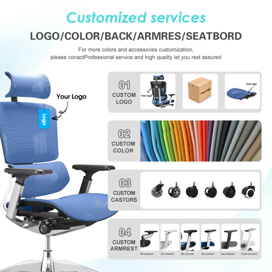 5 Years Warranty Comfortable Recliner Executive Luxury Ceo boss Black Genuine Leather Office Leather Chair — image 7