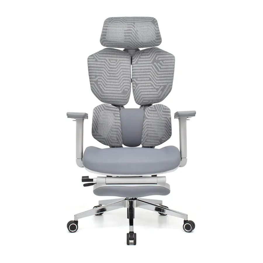 Chair Gaming Custom Wholesale Heavy Duty Swivel Reclining White Computer Executive Office Ergonomic Gaming Chair with Footrest — image 3