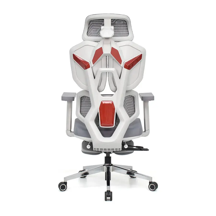 Chair Gaming Custom Wholesale Heavy Duty Swivel Reclining White Computer Executive Office Ergonomic Gaming Chair with Footrest — image 5