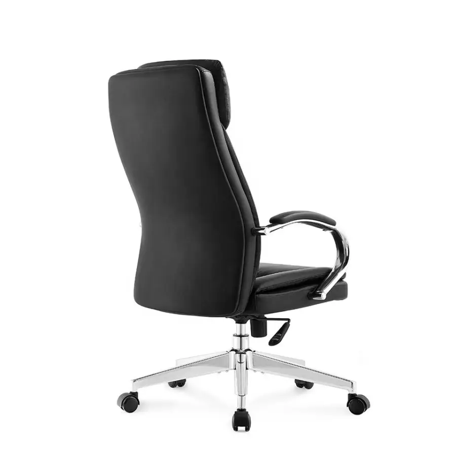 Factory Direct Supply Contemporary Office Leather Chair Black Swivel Government Office Chair Ceo — view 3