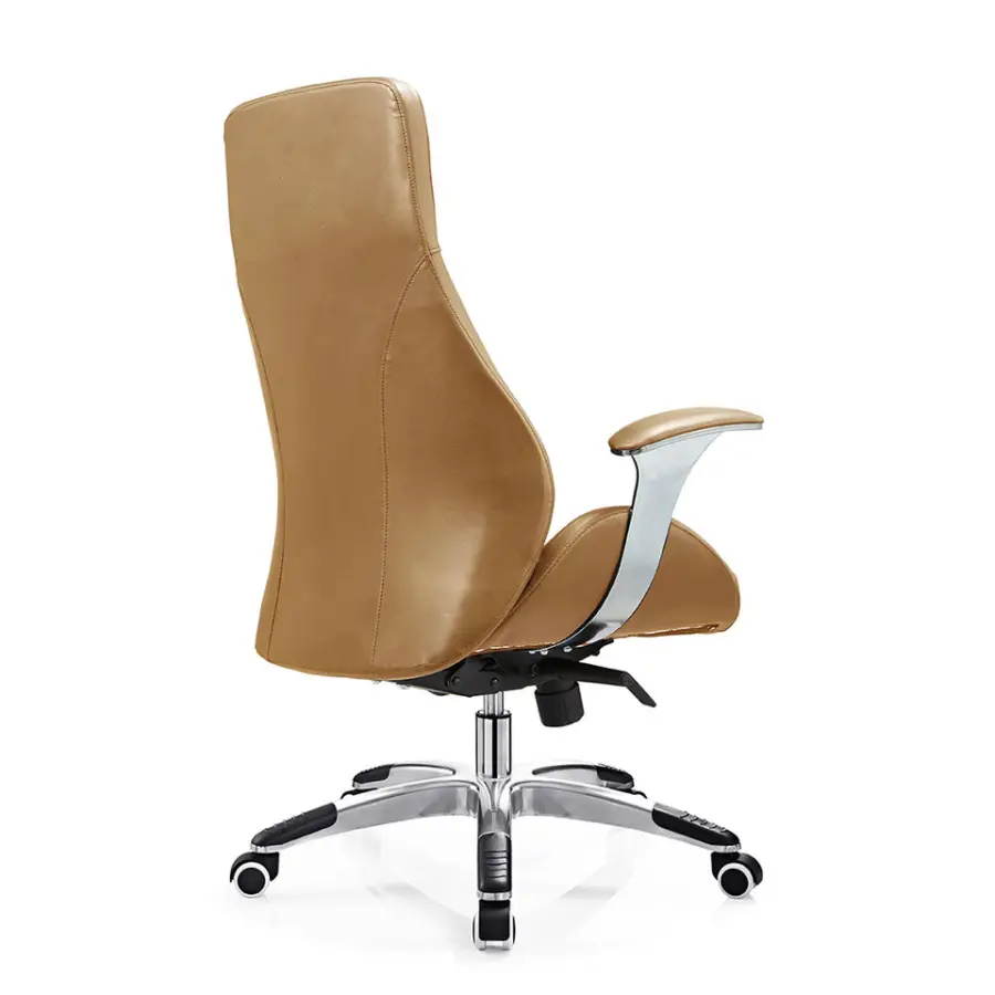 China boss Ergonomic Luxury PU Leather Revolving Executive Office Chair Leather — view 4