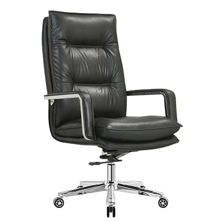 New Arrival Height Adjustable Ergo Executive Office High Back PU Executive Boss Manager Chair With Rolling Swivel Pu Pad — view 1