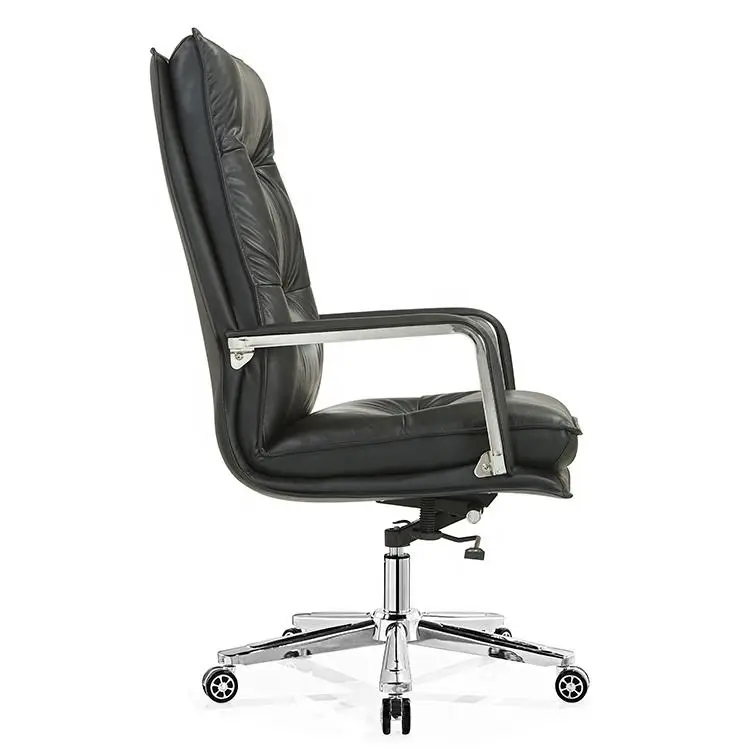 New Arrival Height Adjustable Ergo Executive Office High Back PU Executive Boss Manager Chair With Rolling Swivel Pu Padded — image 3