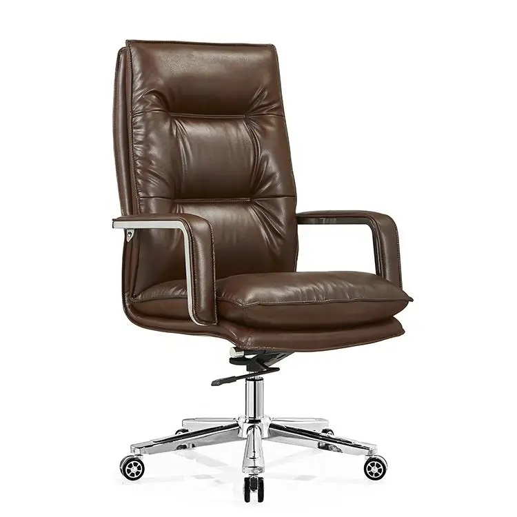 New Arrival Height Adjustable Ergo Executive Office High Back PU Executive Boss Manager Chair With Rolling Swivel Pu Padded — image 7