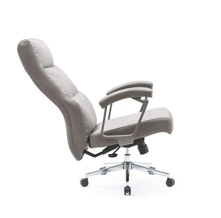 Wholesale Discount Promotion Vintage Large boss Manager Director Conference Meeting Lumbar Support Leather Office Chair Luxury — image 4