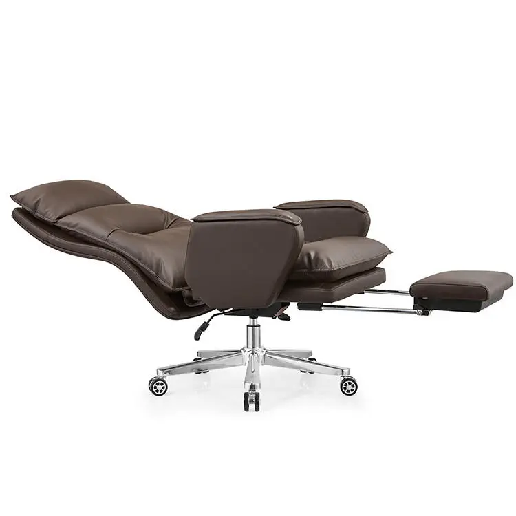 Black Pu Leather Luxury Office Chair Revolving Wholesale Swivel Executive Chair Luxury Office — image 7