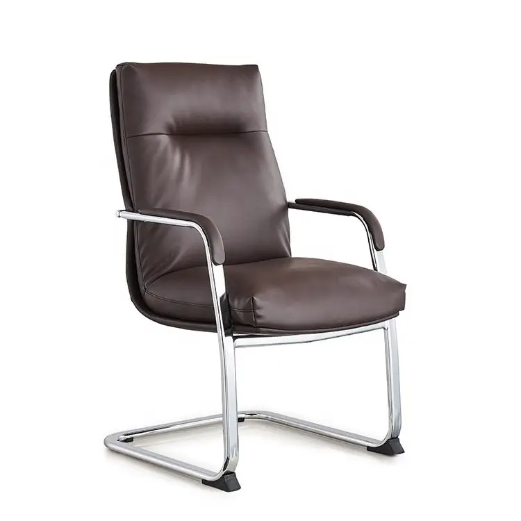 Wholesale Modern Visitor Leather PU Lift Boss Chair Mid Back Design Oficina Chair Executive Conference Chair — view 1
