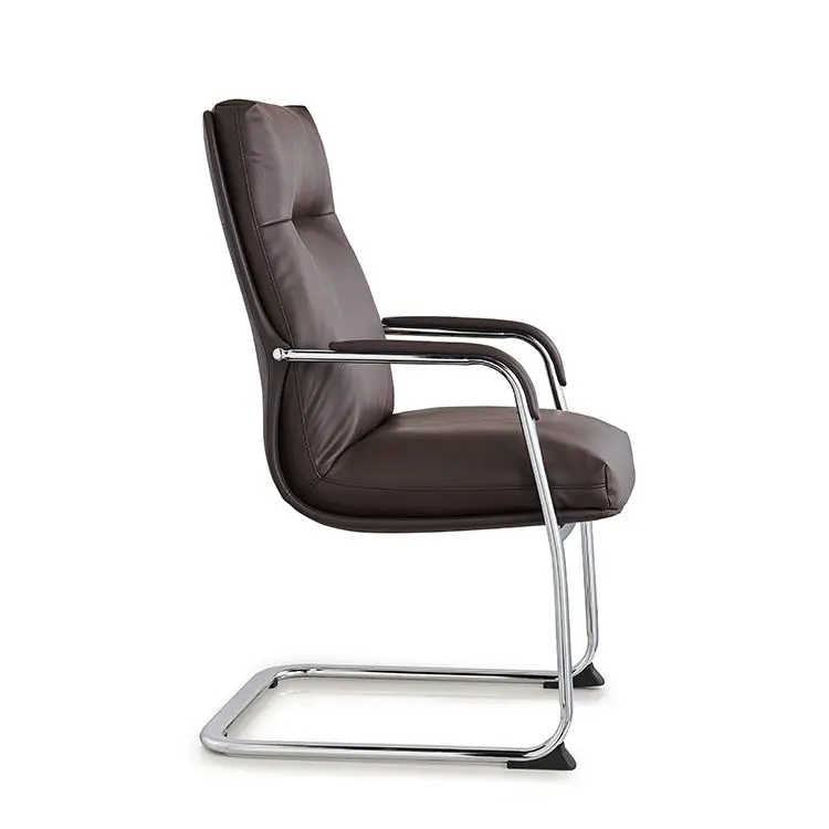 Wholesale Modern Visitor Leather PU Lift Boss Chair Mid Back Design Oficina Chair Executive Conference Chair — view 2