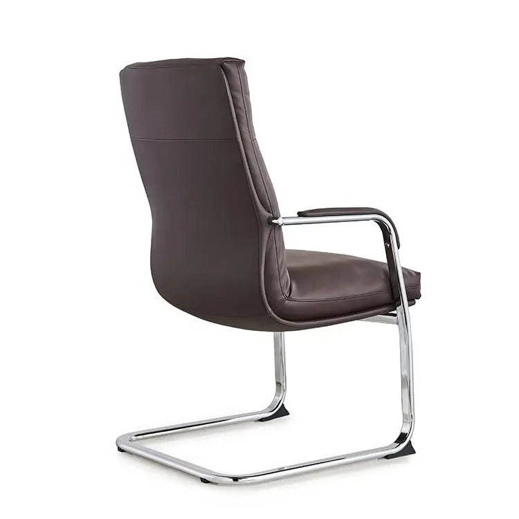 Wholesale Modern Visitor Leather PU Lift Boss Chair Mid Back Design Oficina Chair Executive Conference Chair — view 4