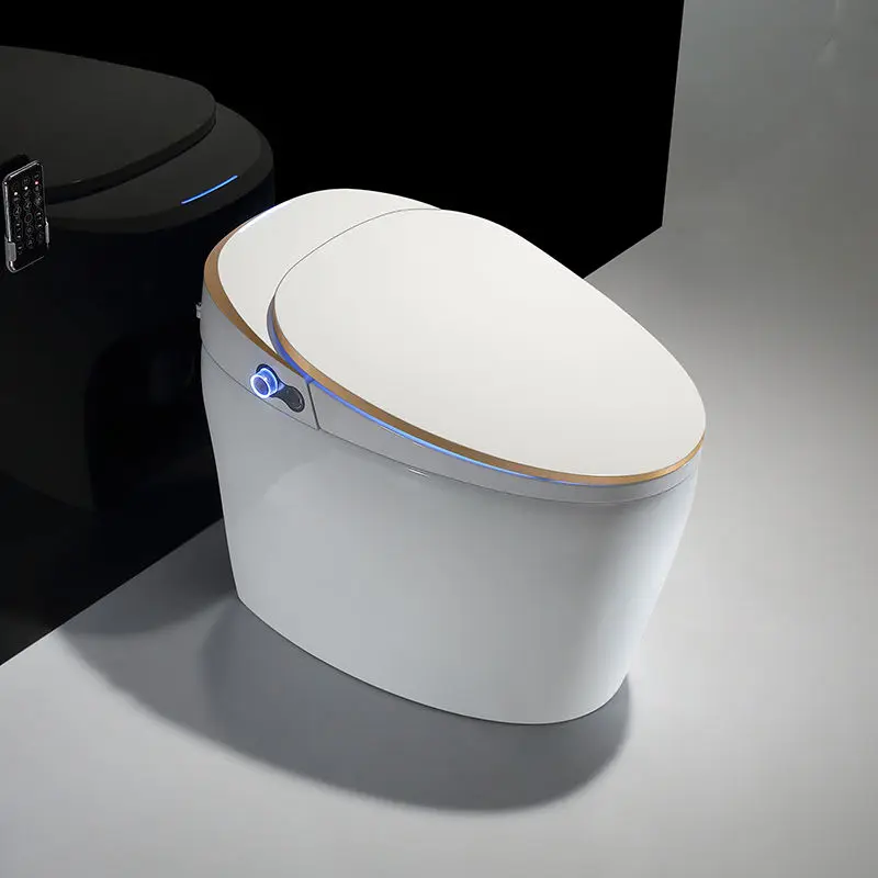 Top Quality Auto Operation Sensor Intelligent Bidet Electronic Ceramic Wc Sanitary Ware One Piece Smart Toilet for Bathroom — image 3